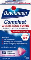 Davitamon Compleet Weerstand Forte kauwtabletten