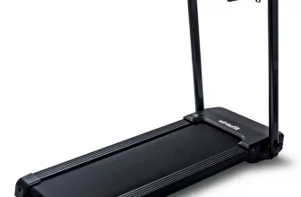 VirtuFit Totally Foldable TR50i loopband gezien vanaf schuin achter.